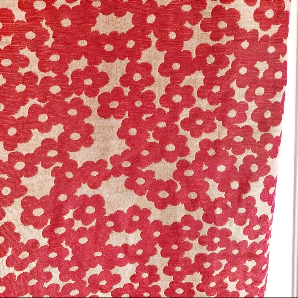 Doncaster Linen & Silk Salmon Pink Floral Print Mini Skirt Size 14 - Picture 4 of 16